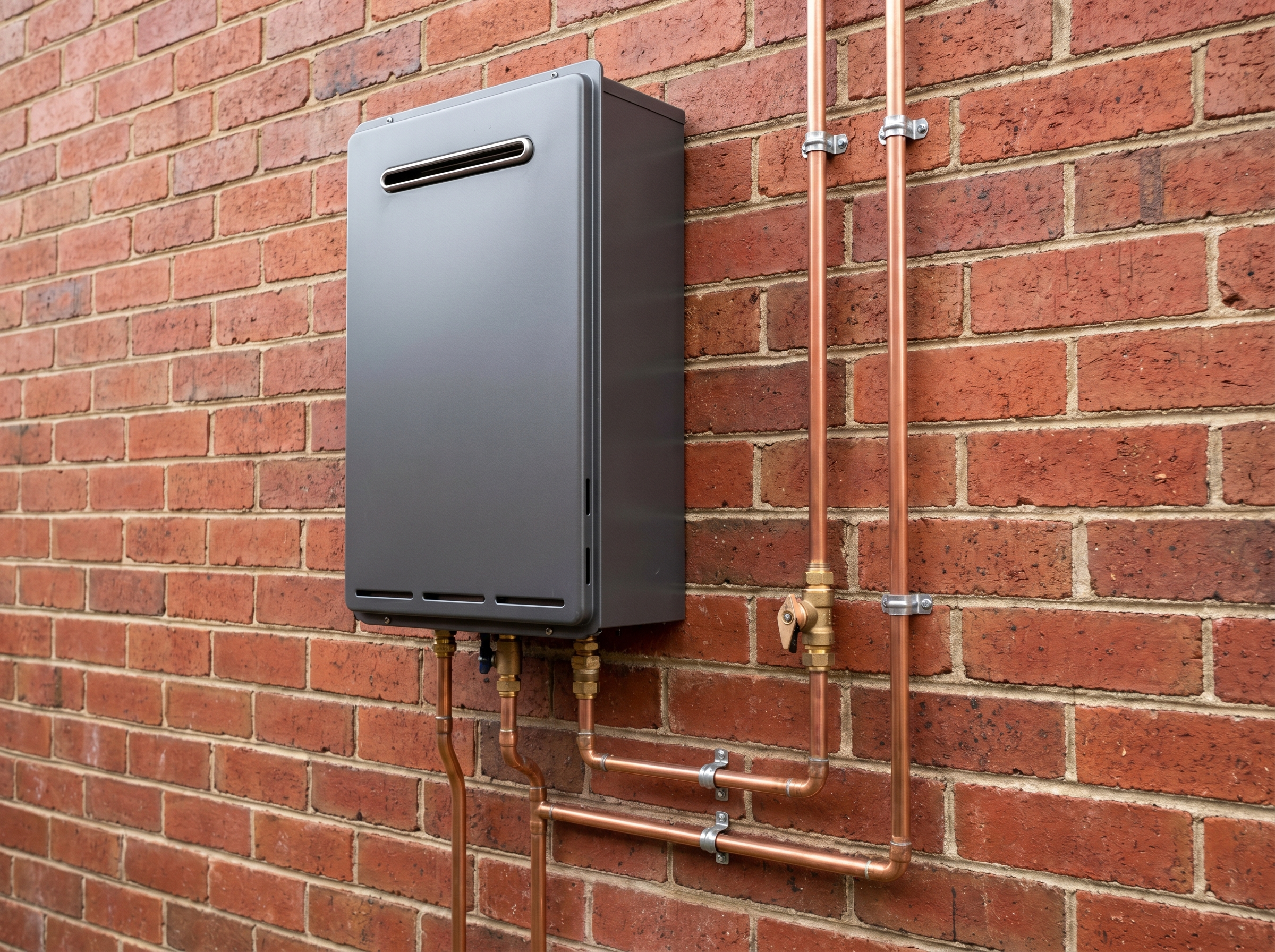 Gas & hot water — Gas hot water installed