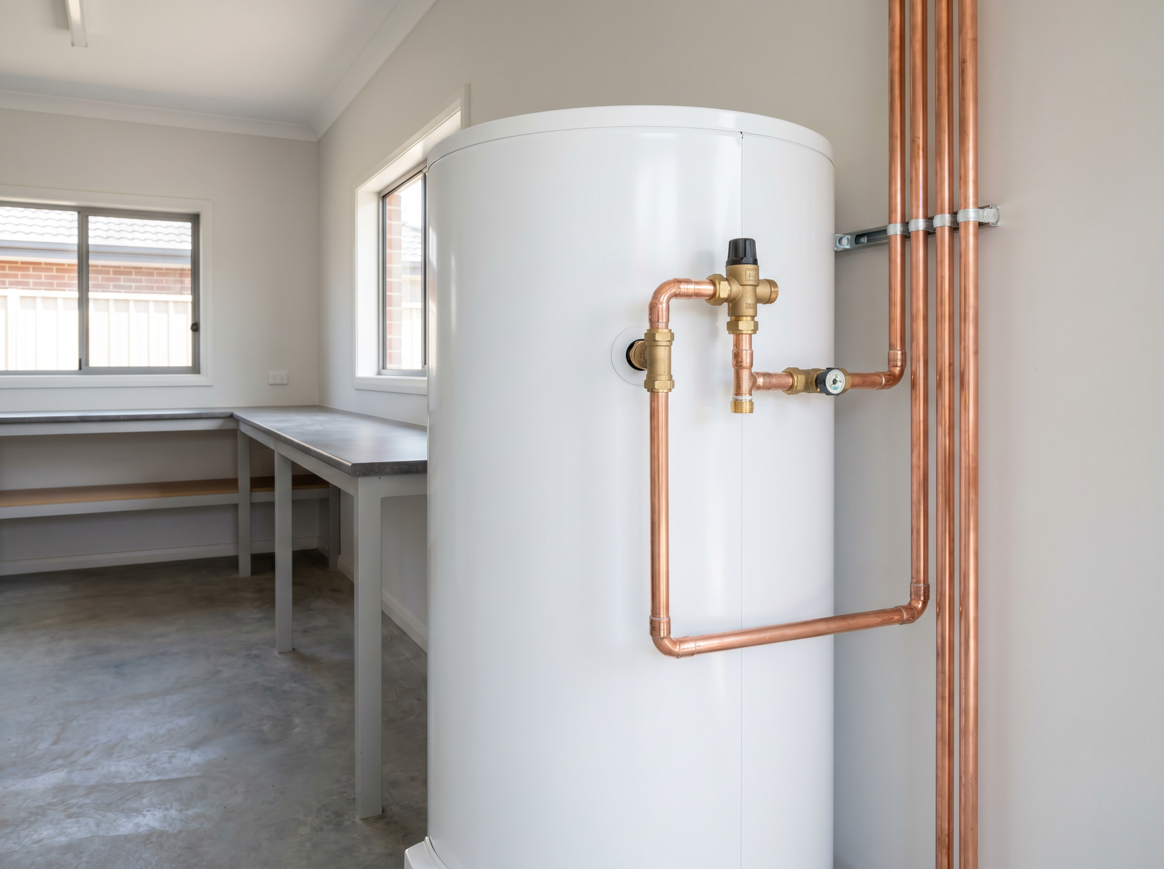 Hot water — Storage system replaced